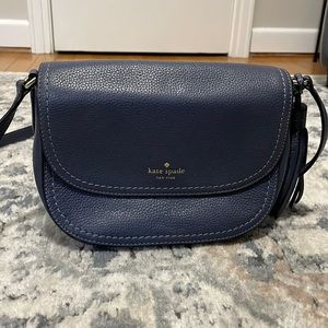 Denim blue Kate Spade bag.